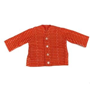 Child’s Jacket - University of Texas - Orange with “Hook’em Horns” in White